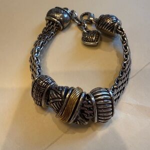 Brighton Silver and Gold-Tone Bracelet